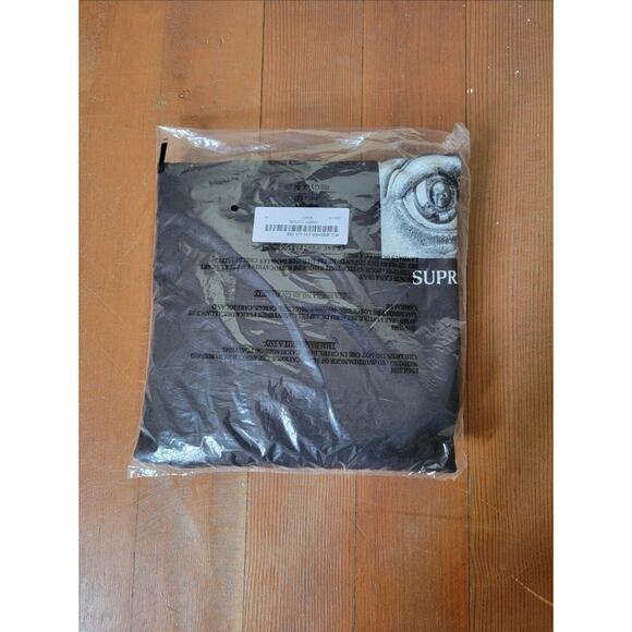 Vtg Y2k Supreme M.C. Escher Eye L/S Tee Longsleeve Black Extra Large SS17T2 Art